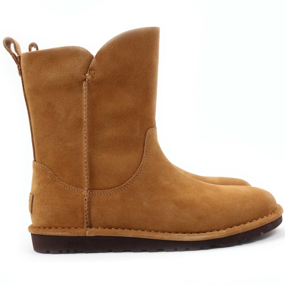 UGG Alida Chestnut Suede Classic Short Boots 🔥 - Picture 3 of 8